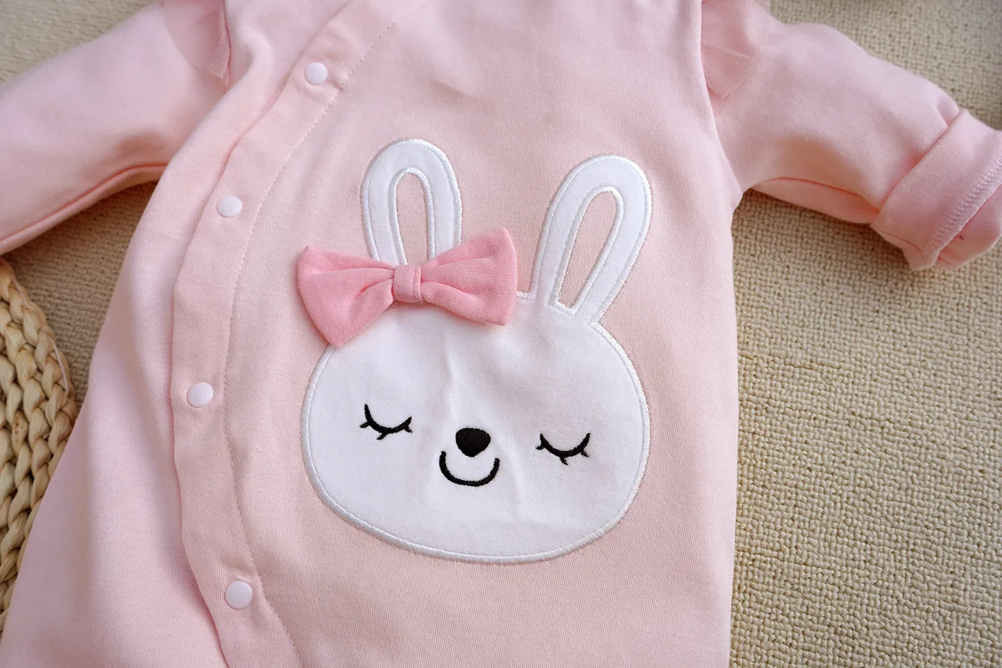 0-12Months cute Baby Rompers Newborn Girls 100%Cotton Clothes of Long Sheeve Infant Clothing Pajamas Overalls