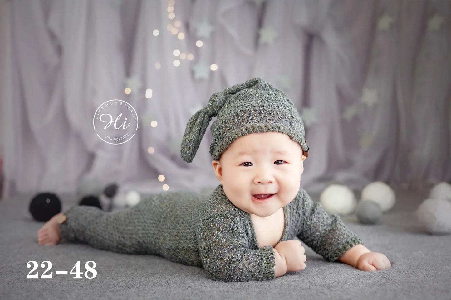 0 to 3 Months Newborn Photography Suit Baby Products Knitted Hat One Piece Dress Rompers Lace Dress Jumpsuit