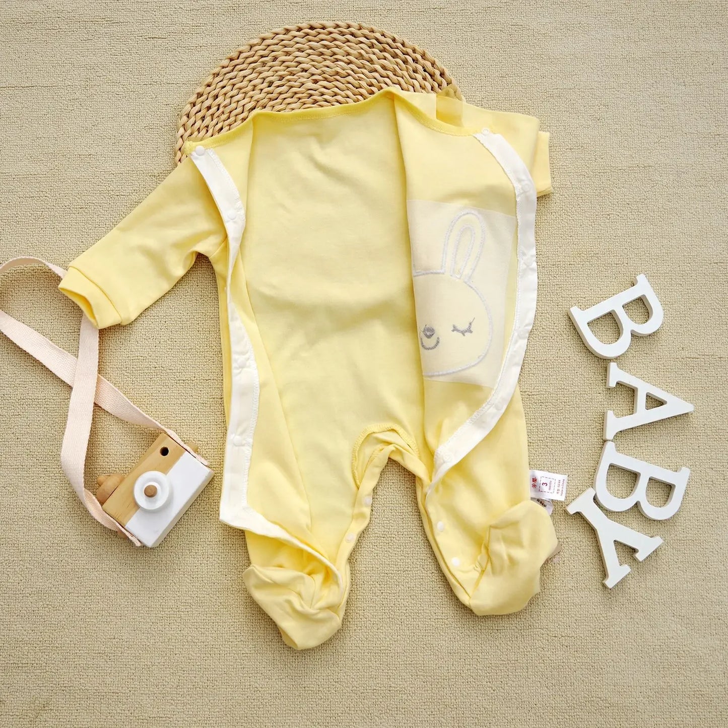 0-12Months cute Baby Rompers Newborn Girls 100%Cotton Clothes of Long Sheeve Infant Clothing Pajamas Overalls