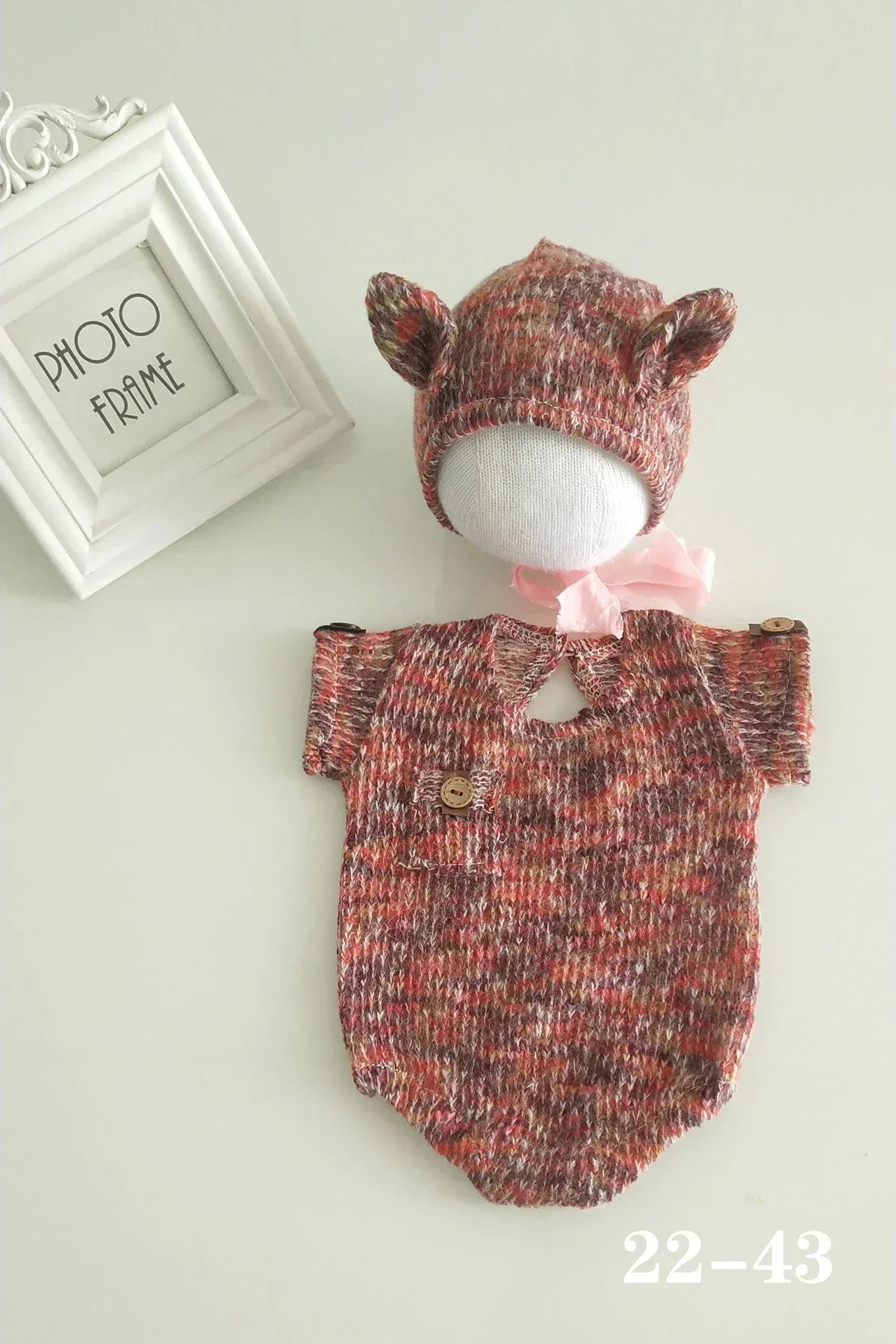 0 to 3 Months Newborn Photography Suit Baby Products Knitted Hat One Piece Dress Rompers Lace Dress Jumpsuit