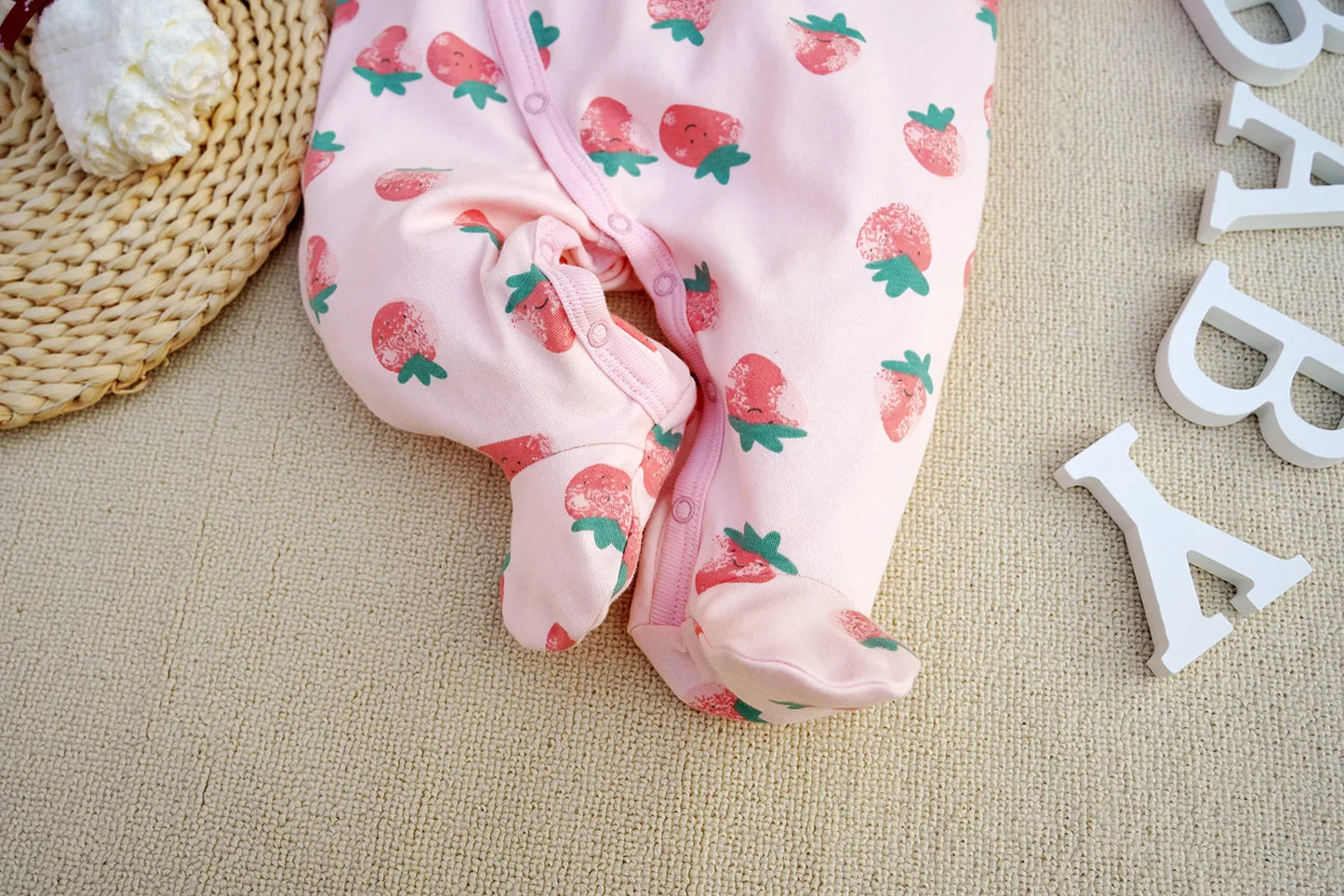 0-12Months cute Baby Rompers Newborn Girls 100%Cotton Clothes of Long Sheeve Infant Clothing Pajamas Overalls