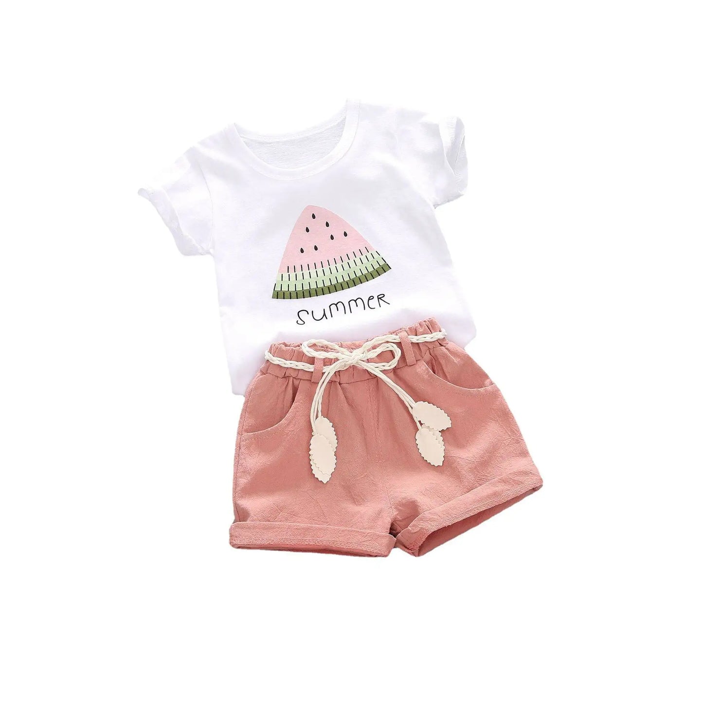 BibiCola summer girls clothing set 2pcs tracksuit children cotton suit kids cartoon outfits short sleeve baby girls clothes sets