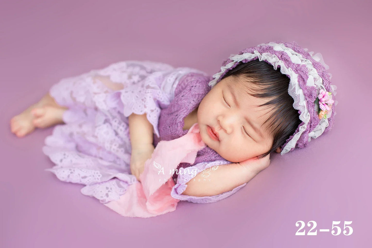 0 to 3 Months Newborn Photography Suit Baby Products Knitted Hat One Piece Dress Rompers Lace Dress Jumpsuit