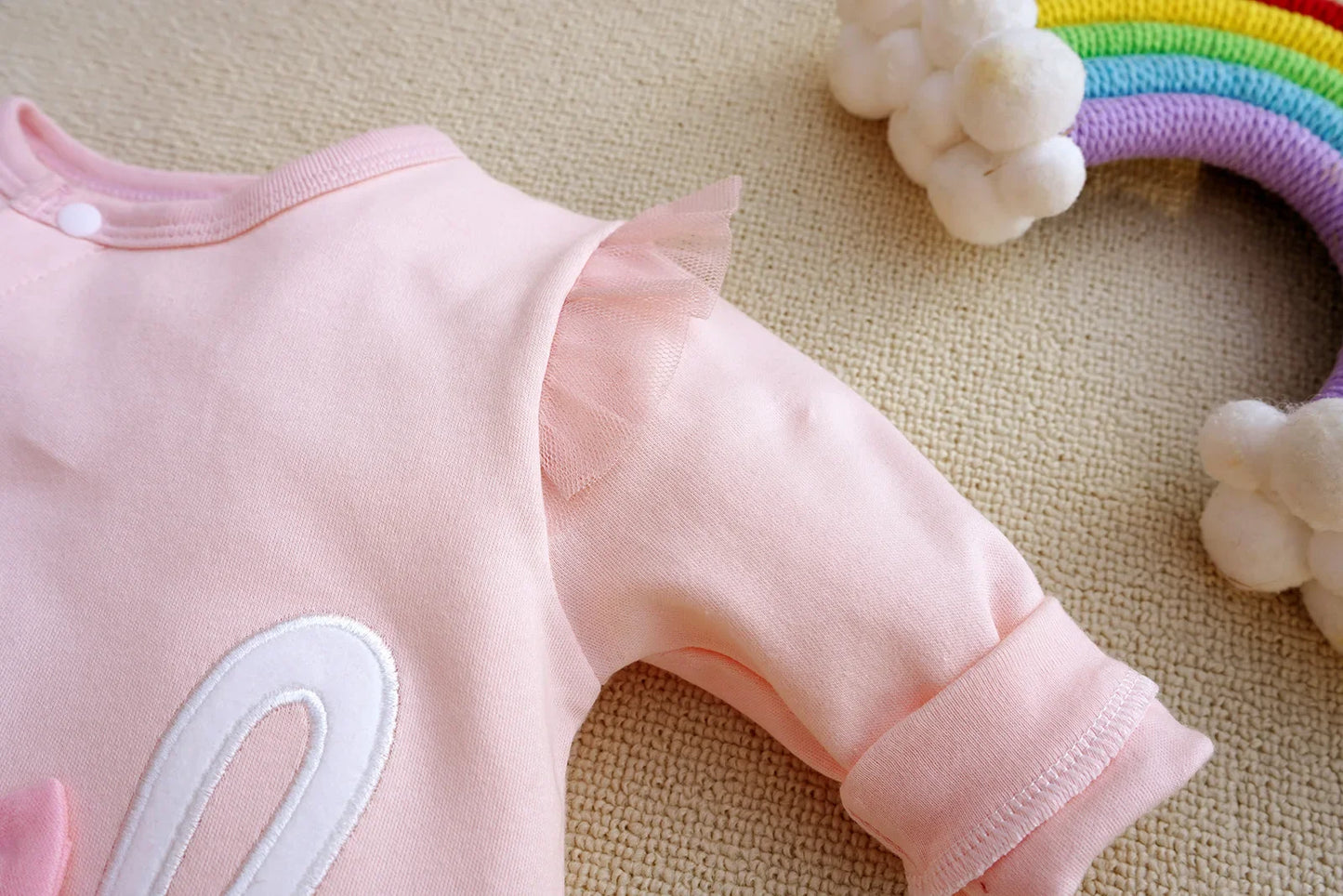 0-12Months cute Baby Rompers Newborn Girls 100%Cotton Clothes of Long Sheeve Infant Clothing Pajamas Overalls