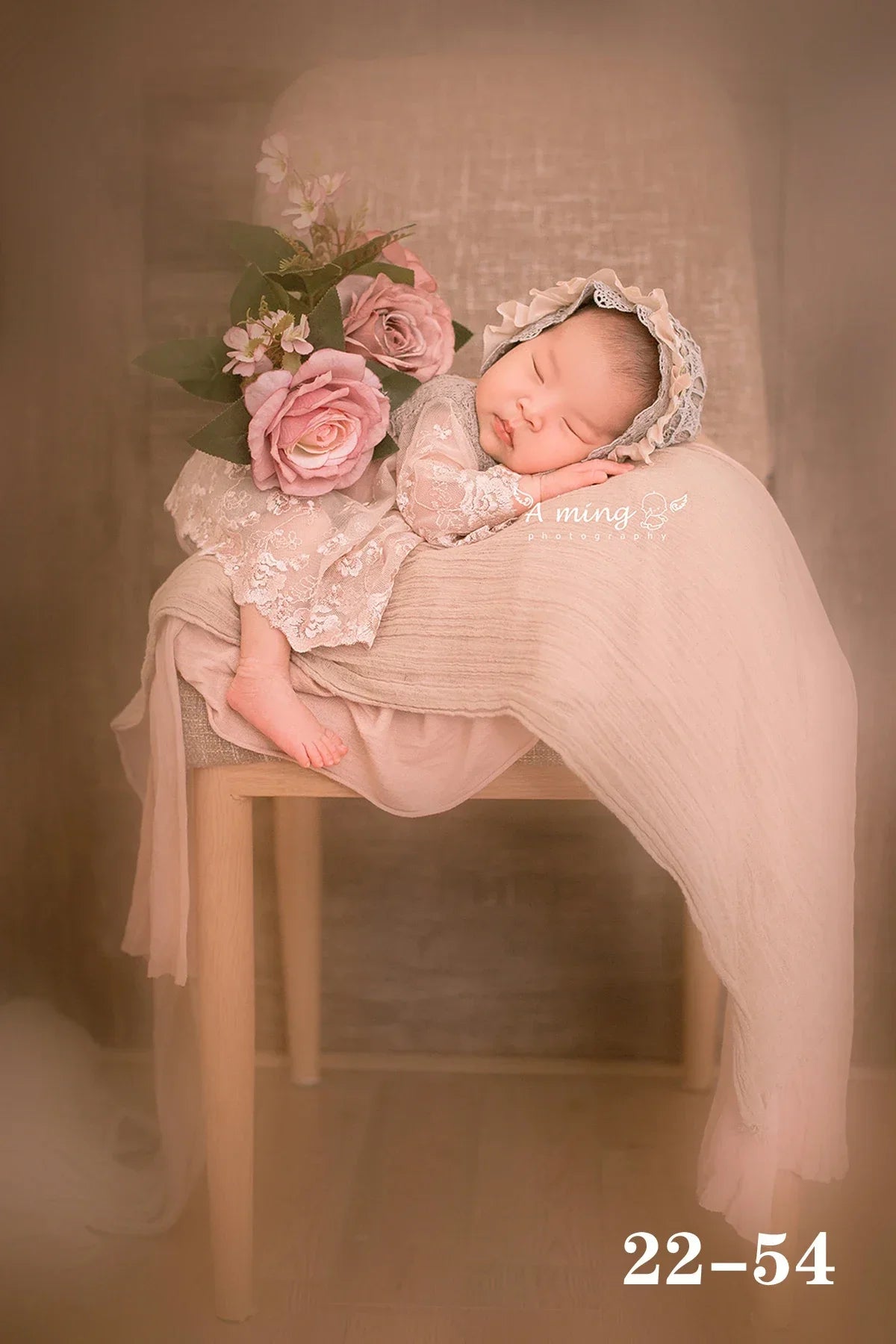 0 to 3 Months Newborn Photography Suit Baby Products Knitted Hat One Piece Dress Rompers Lace Dress Jumpsuit